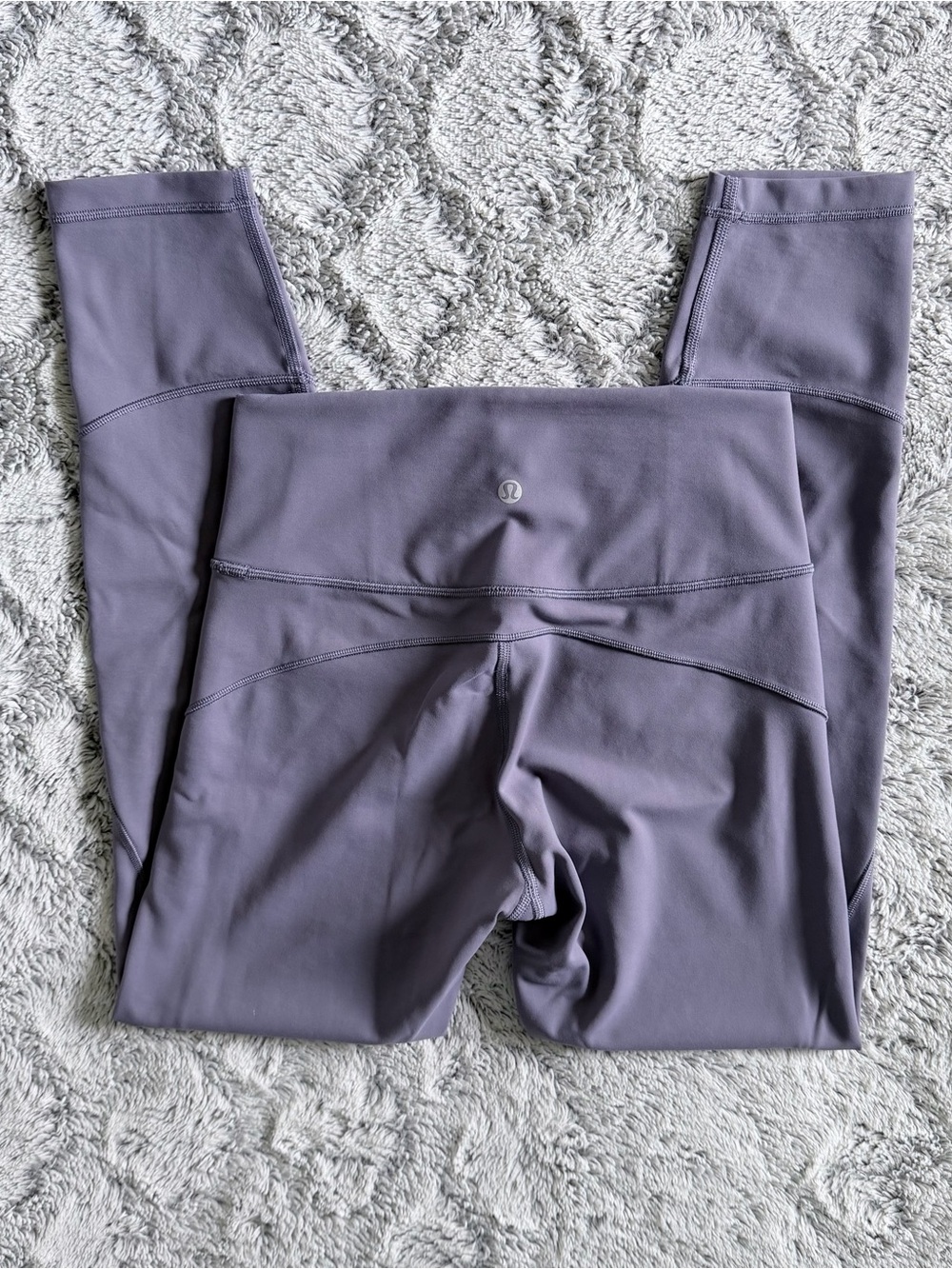 Lululemon In Movement High-Rise Everlux Leggings Sz 6 Purple Quartz Yoga Workout